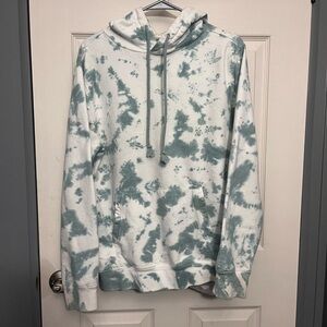 True Craft Women's Teal Tie-Dye Hoodie
